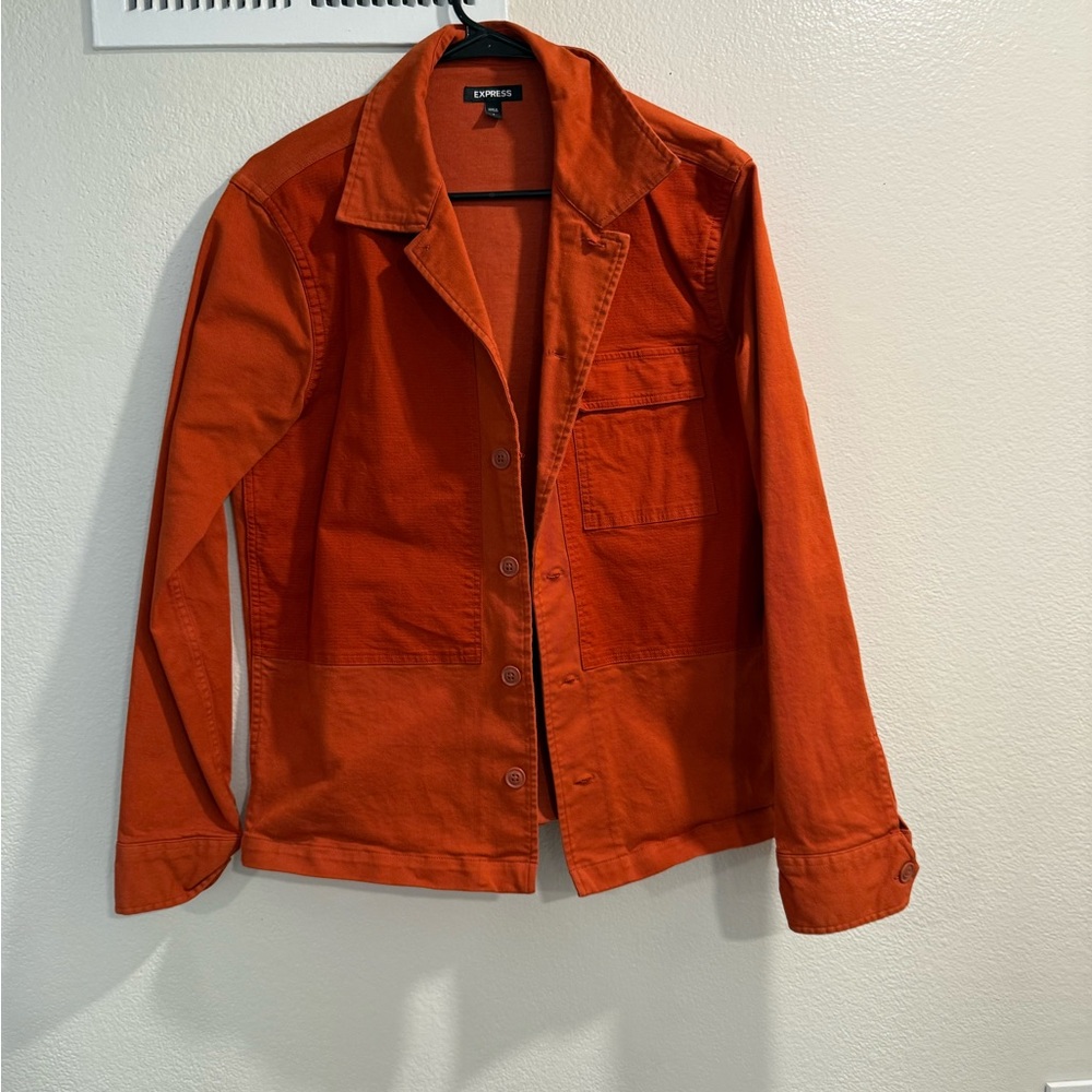 Express Orange Blazer Jacket